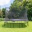 Springfree 13' x 13' Jumbo Square S155 Trampoline with Safety Enclosure ...