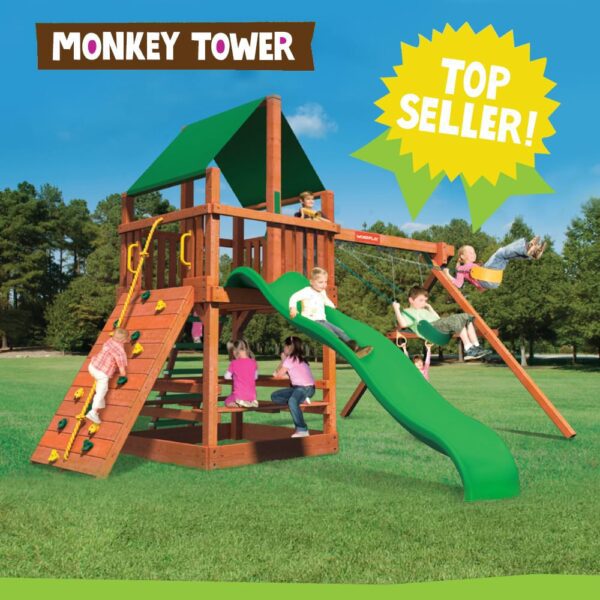 woodplay monkey tower