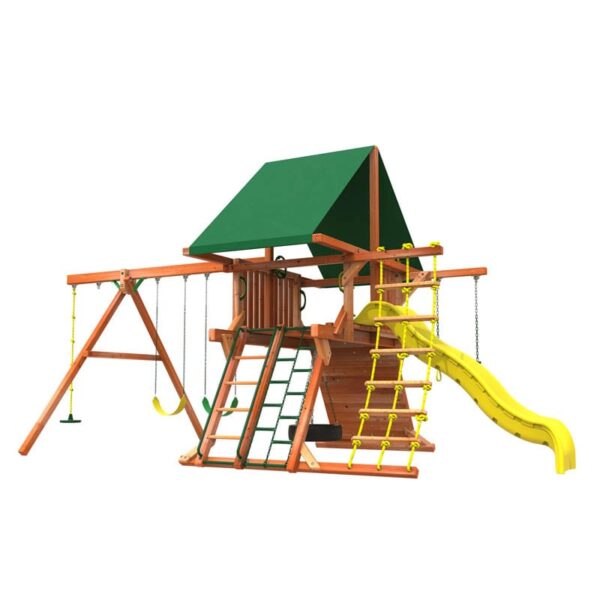 Woodplay Outback 5 Combo 2 Cedar Wood Swing Set Playset Recreation